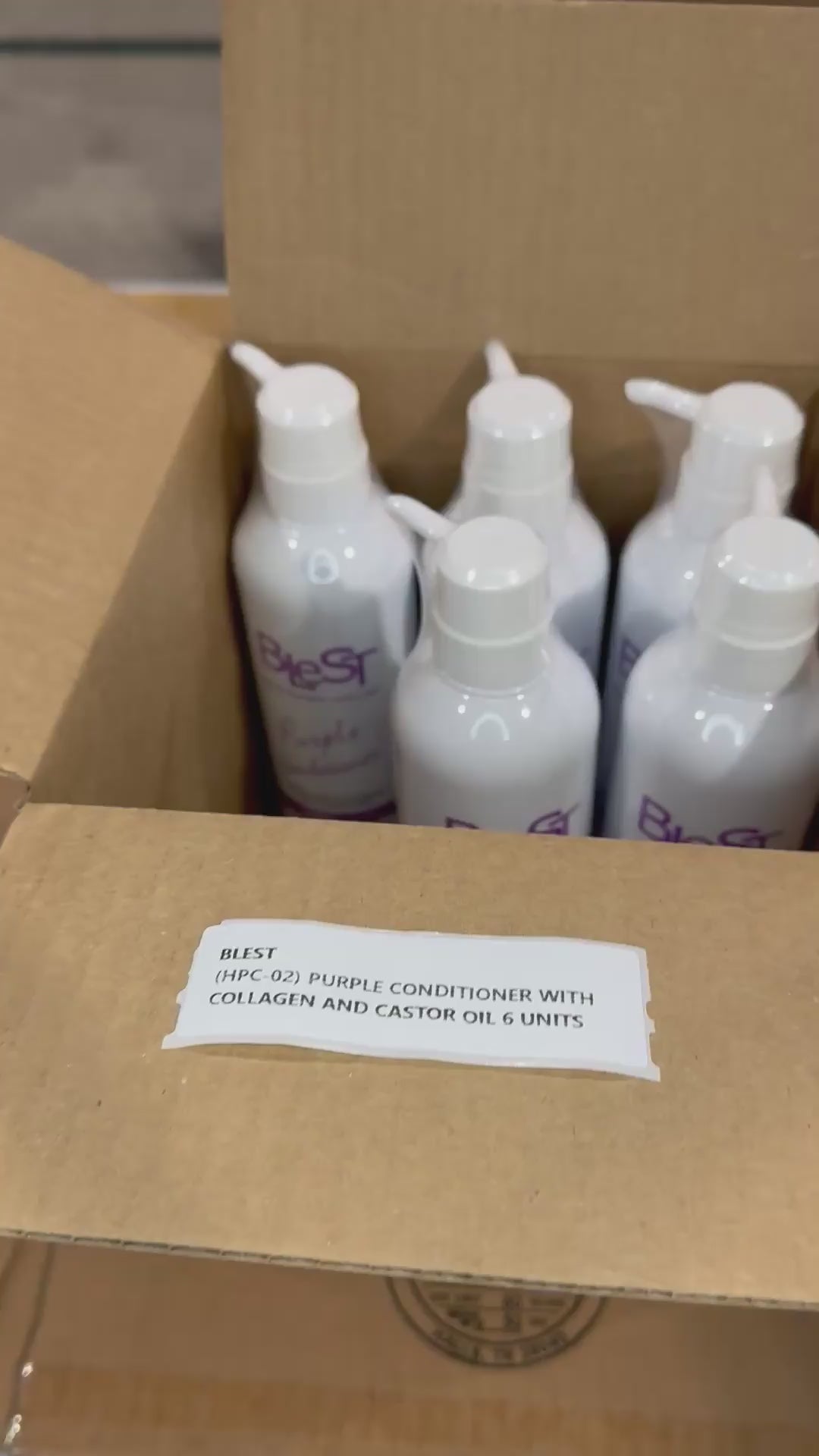 Purple Conditioner With Collagen And Castor Oil | Wholesale Makeup