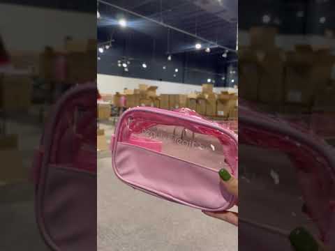 Clear Pink Cosmetic Bag Small Beauty Creations | Wholesale Makeup