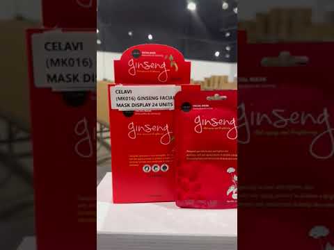 Ginseng Facial Mask - Celavi | Wholesale Makeup