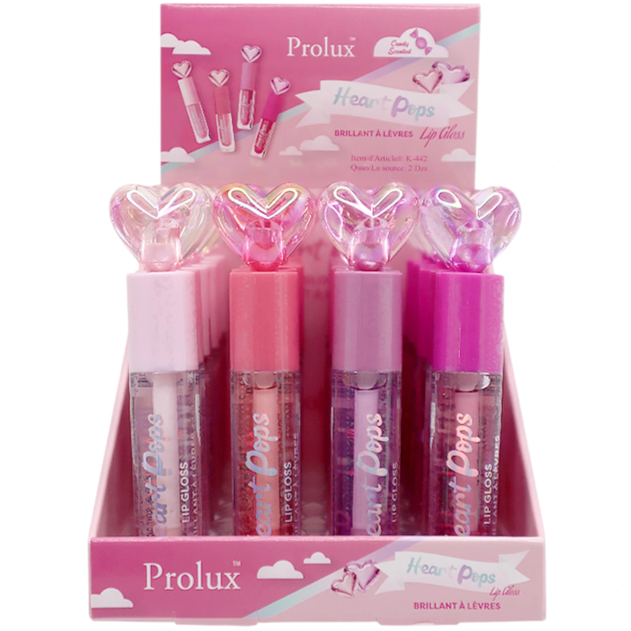 Heart Pops Lip Gloss - Prolux | Wholesale Makeup