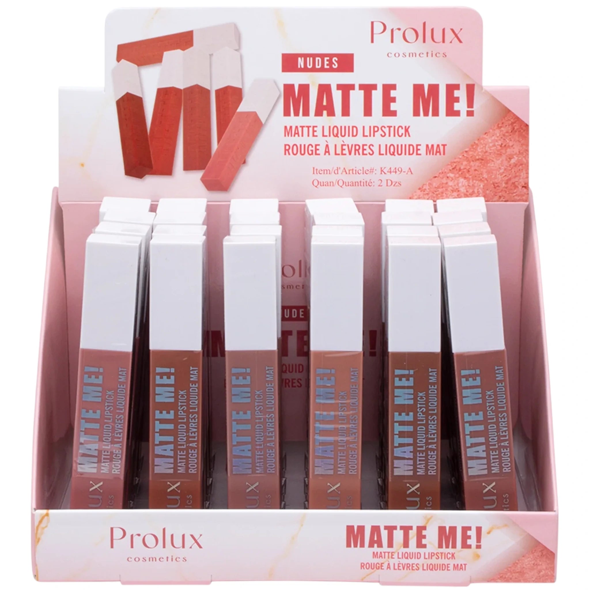 Matte Me! Matte Liquid Lipstick Nudes Prolux | Wholesale Makeup