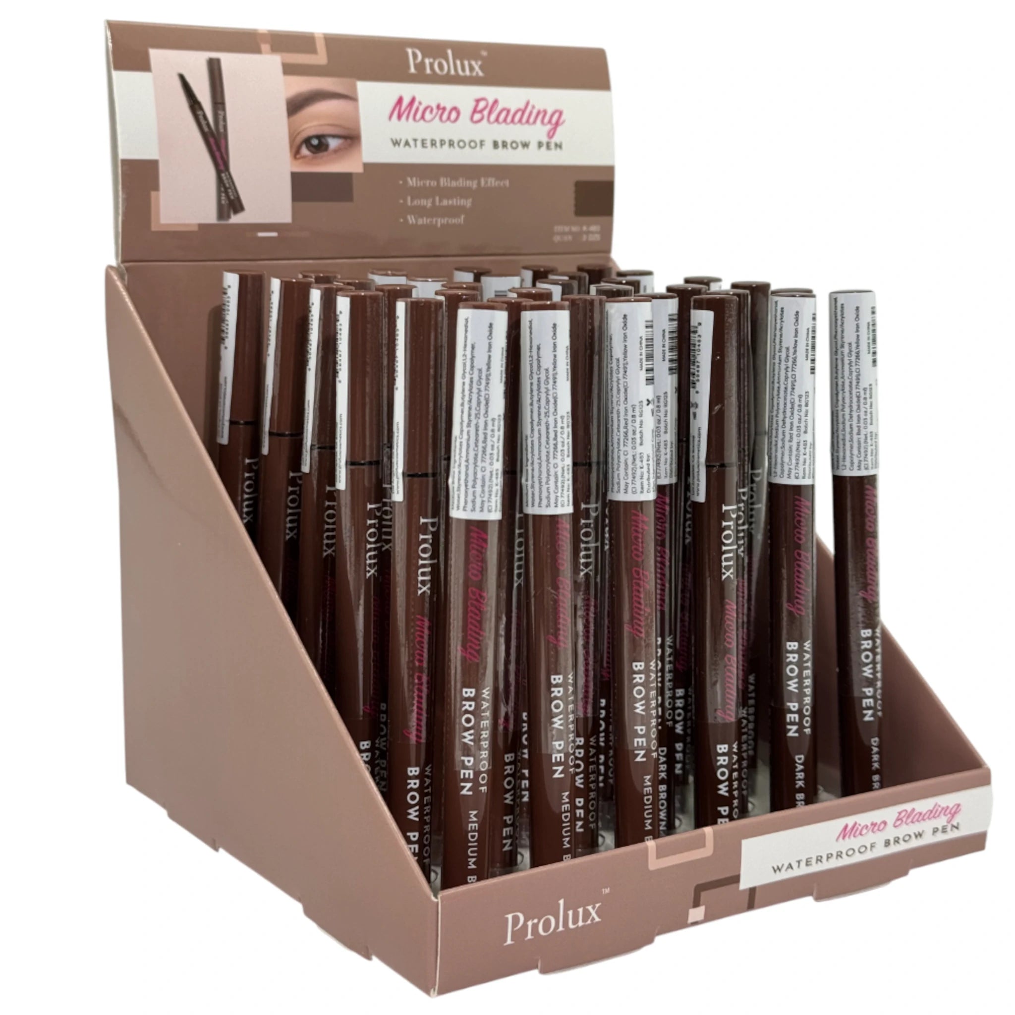 Micro Blading Waterproof Brow Pen - Prolux | Wholesale Makeup