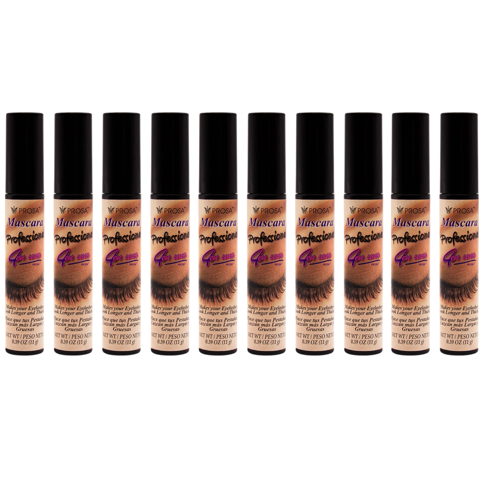 Prosa 4 In 1 Professional Mascara - Wholesale 10 Units (PROS#01)
