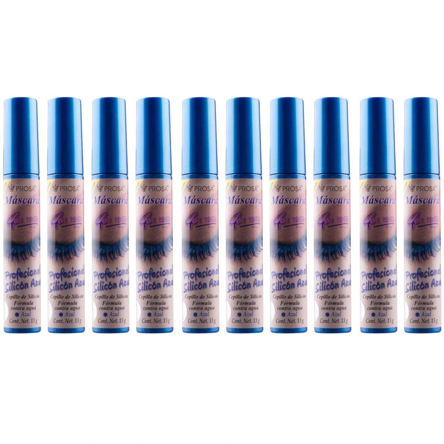 4 In 1 Professional Silicone Blue - Prosa | Wholesale Makeup