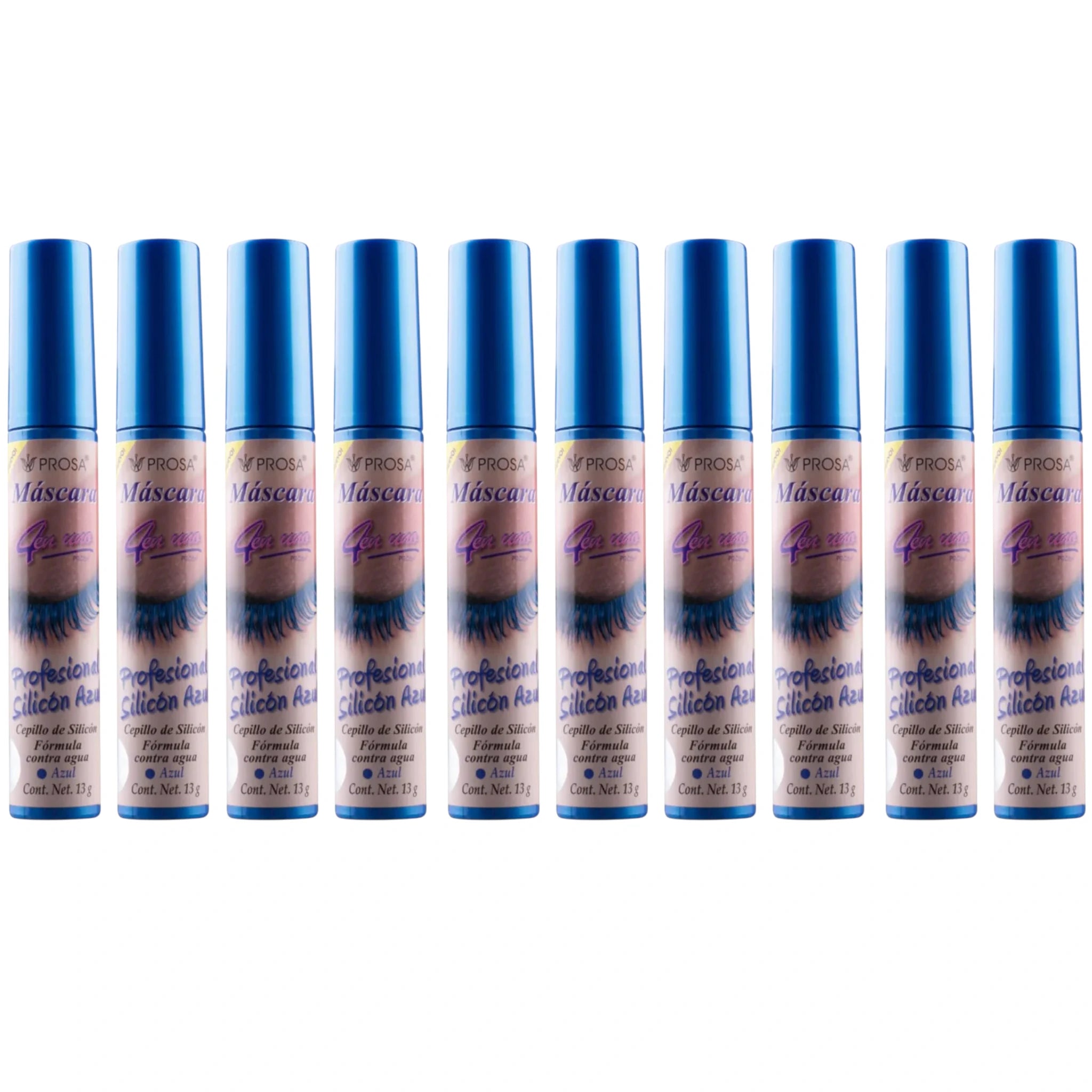 4 In 1 Professional Silicone Blue - Prosa | Wholesale Makeup