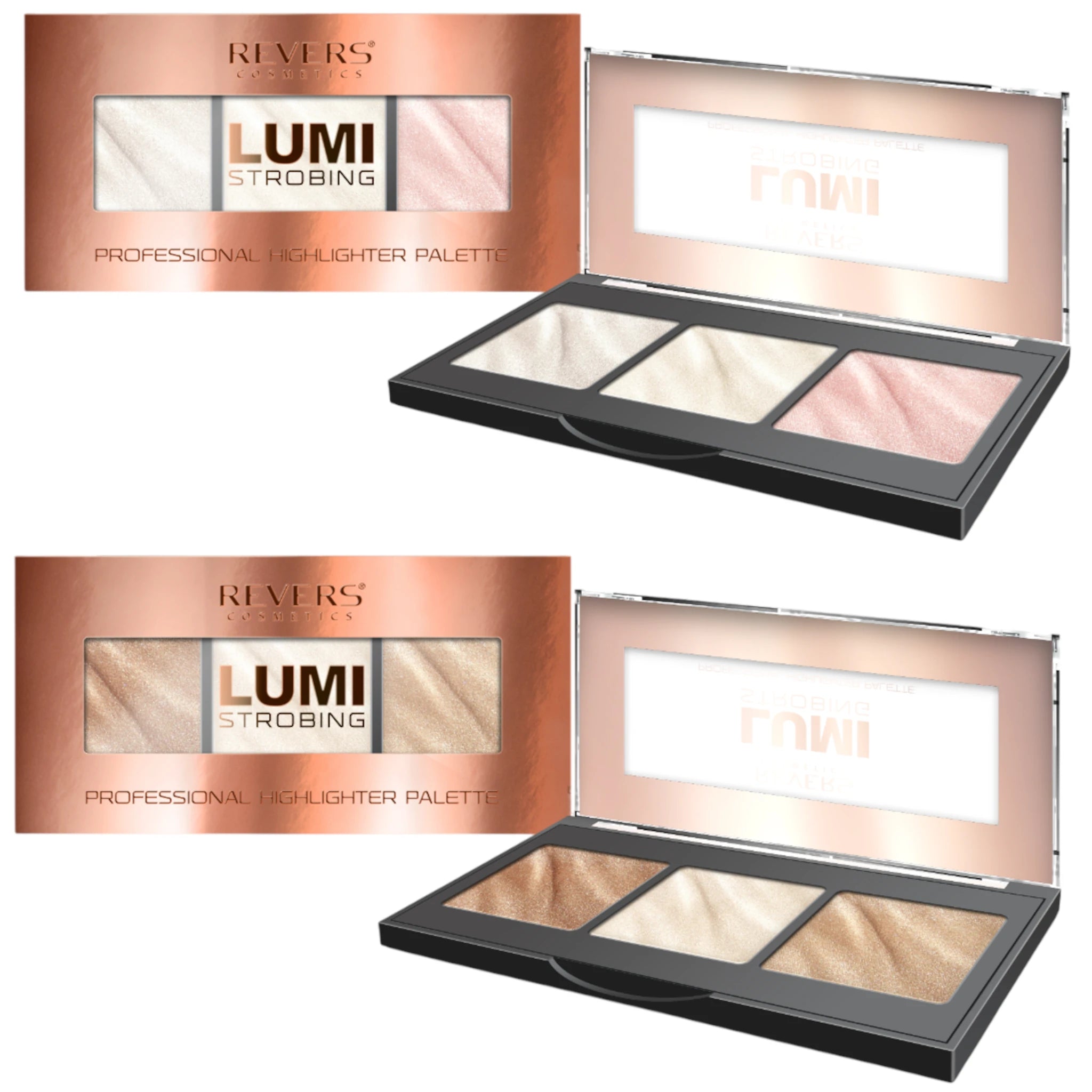 Lumi Strobing Highlighter Palette Revers Cosmetics | Wholesale Makeup
