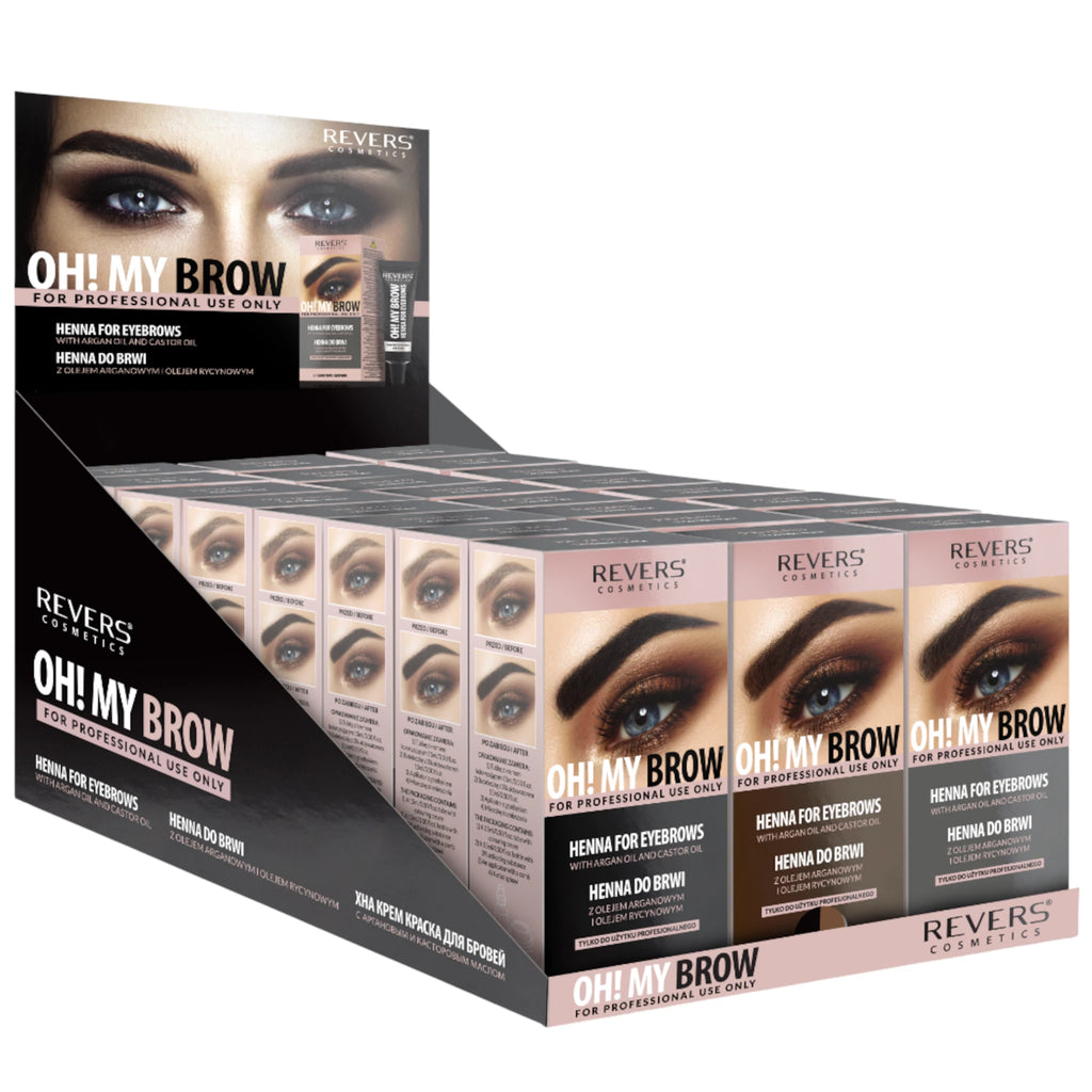 Oh! My Brow Henna For Eyebrows Revers Cosmetics | Wholesale Makeup