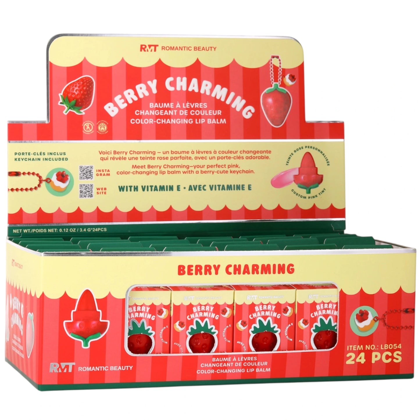 Berry Charming Color Changing Lip Balm Romantic Beauty | Wholesale Makeup