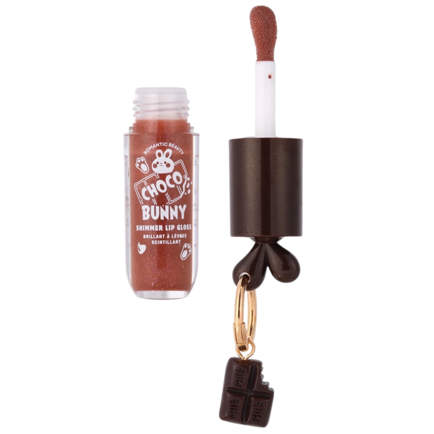 Choco Bunny Shimmer Lip Gloss Romantic Beauty | Wholesale Makeup