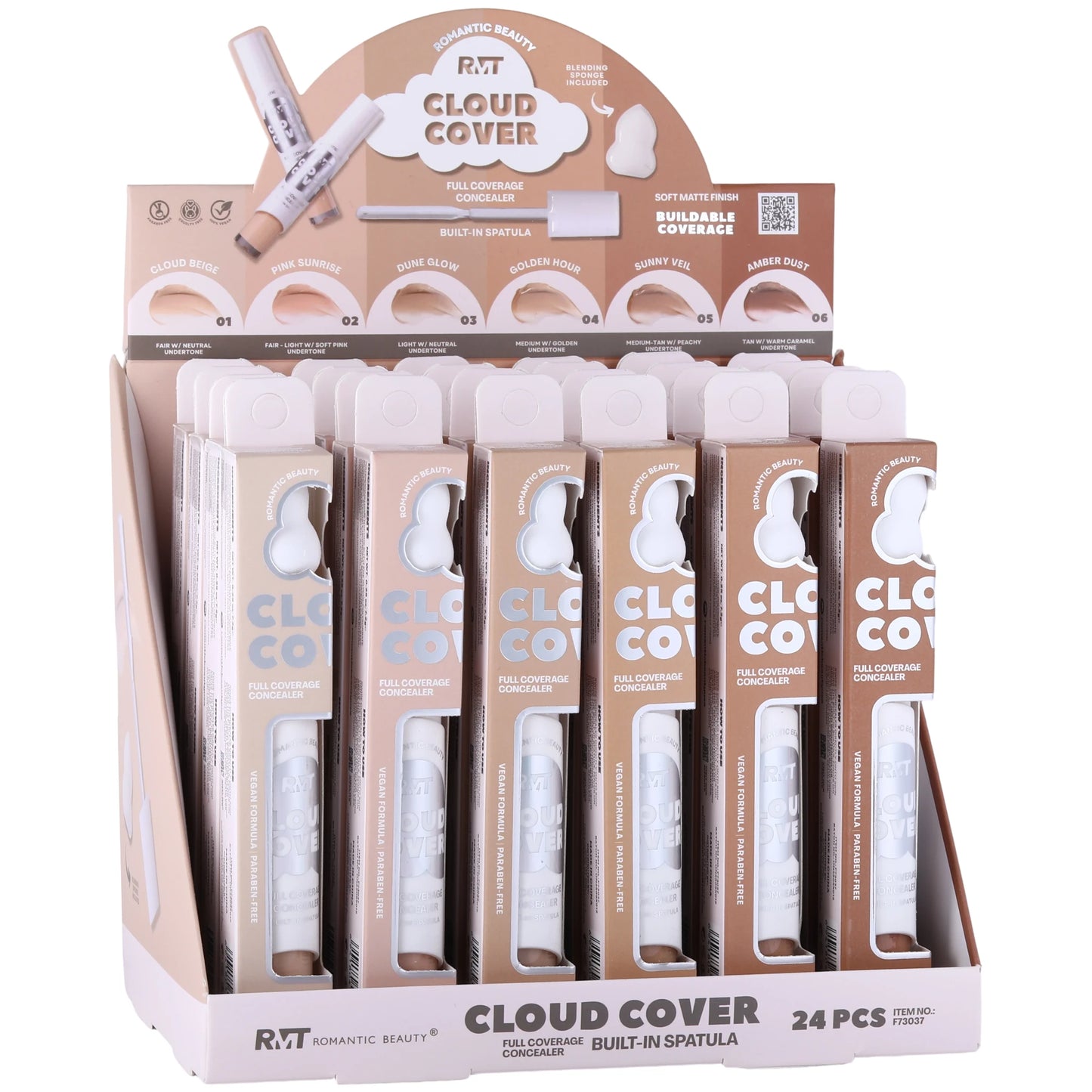 Cloud Cover Full Coverage Concealer Romantic Beauty | Wholesale Makeup