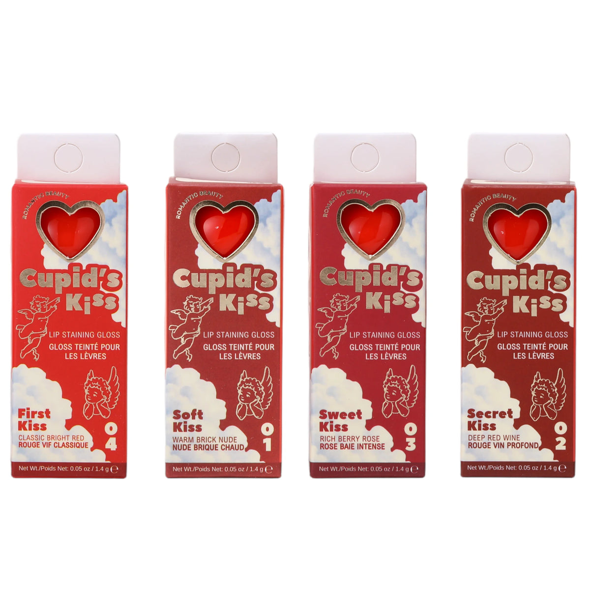 Cupid's Kiss - Lip Staining Gloss Romantic Beauty | Wholesale Makeup