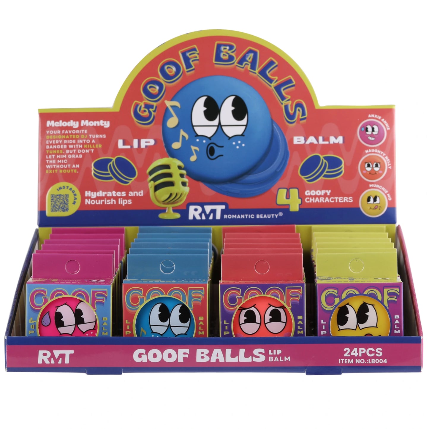 Goof Balls Lip Balm - Romantic Beauty | Wholesale Makeup