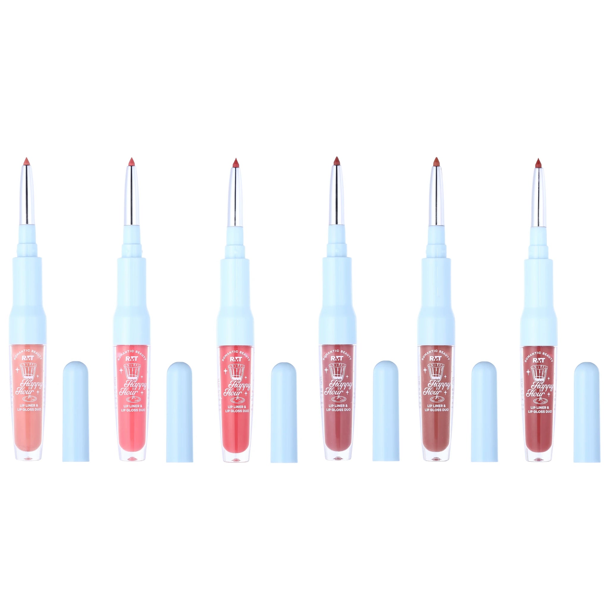 Happy Hour Lip Liner & Lip Gloss Duo Romantic Beauty | Wholesale Makeup