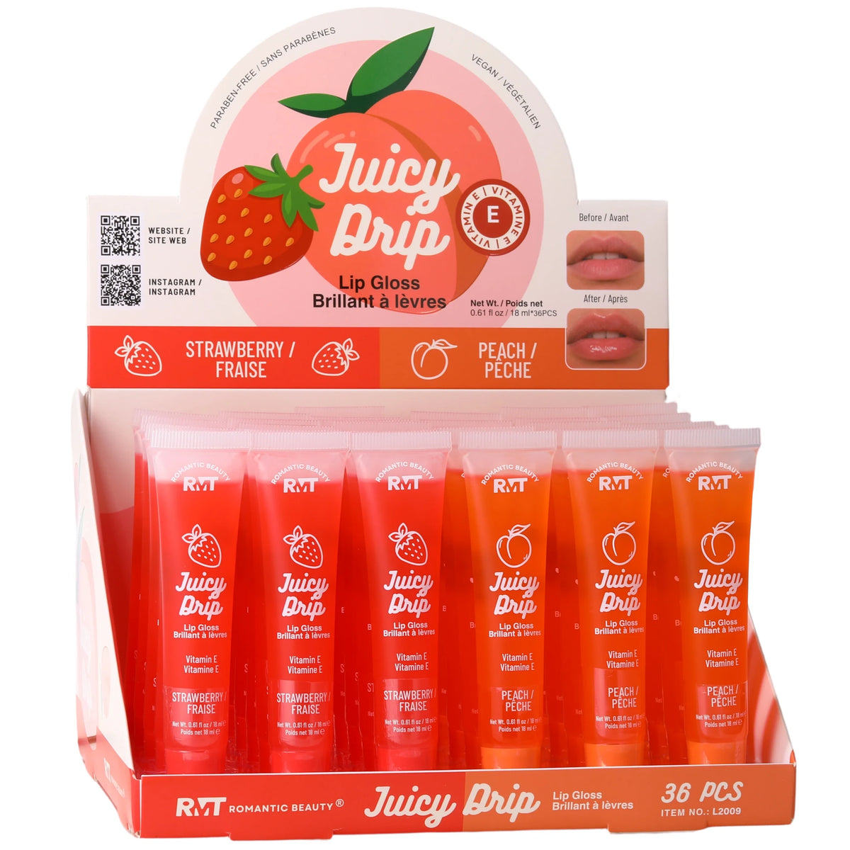 Juicy Drip Lip Gloss - Romantic Beauty | Wholesale Makeup