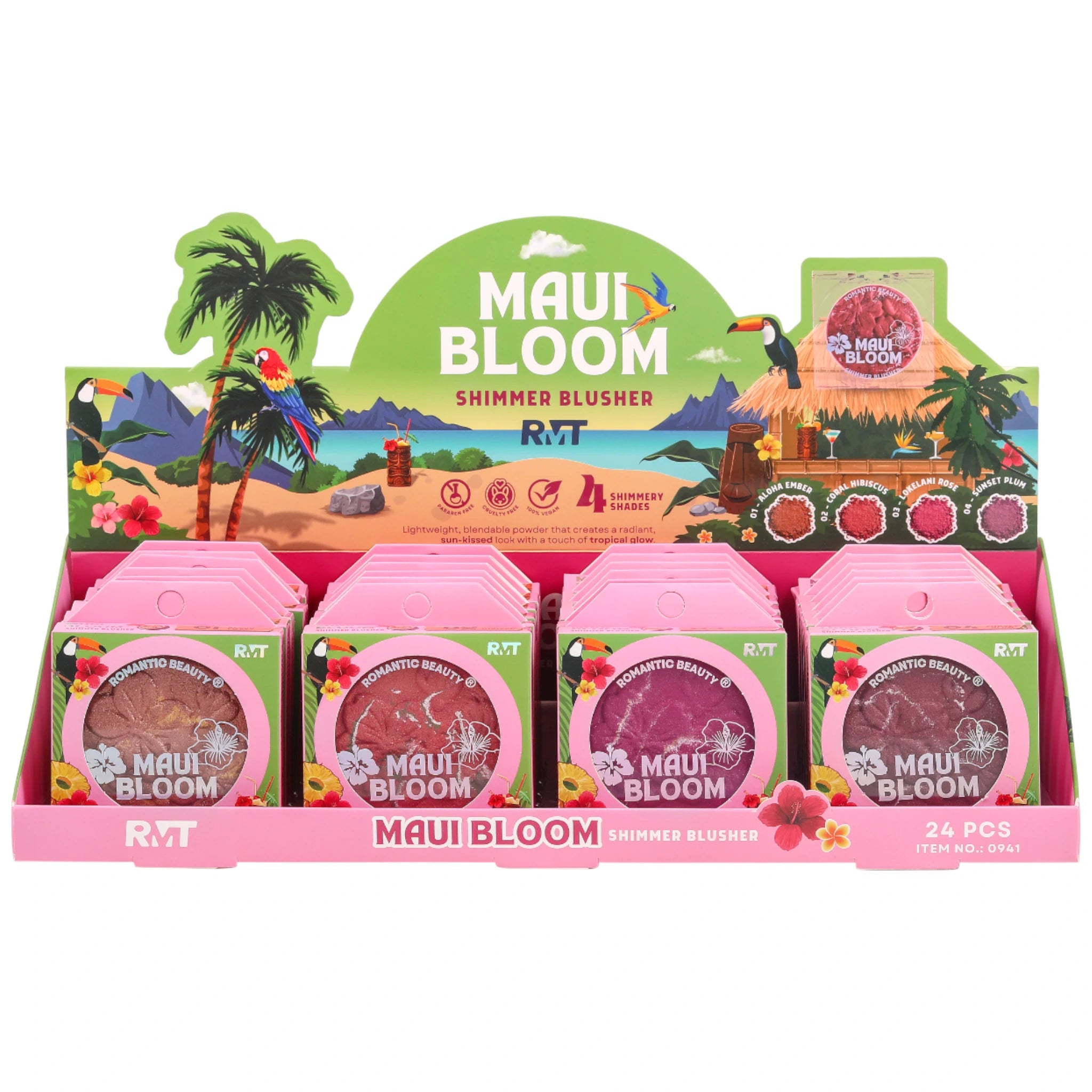 Maui Bloom Shimmer Blusher - Romantic Beauty | Wholesale Makeup