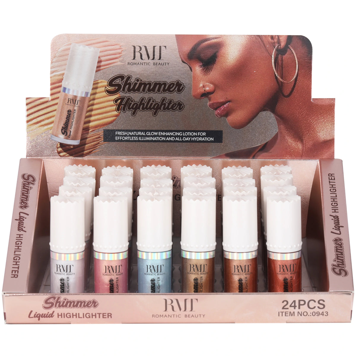 Shimmer Liquid Highlighter - Romantic Beauty | Wholesale Makeup