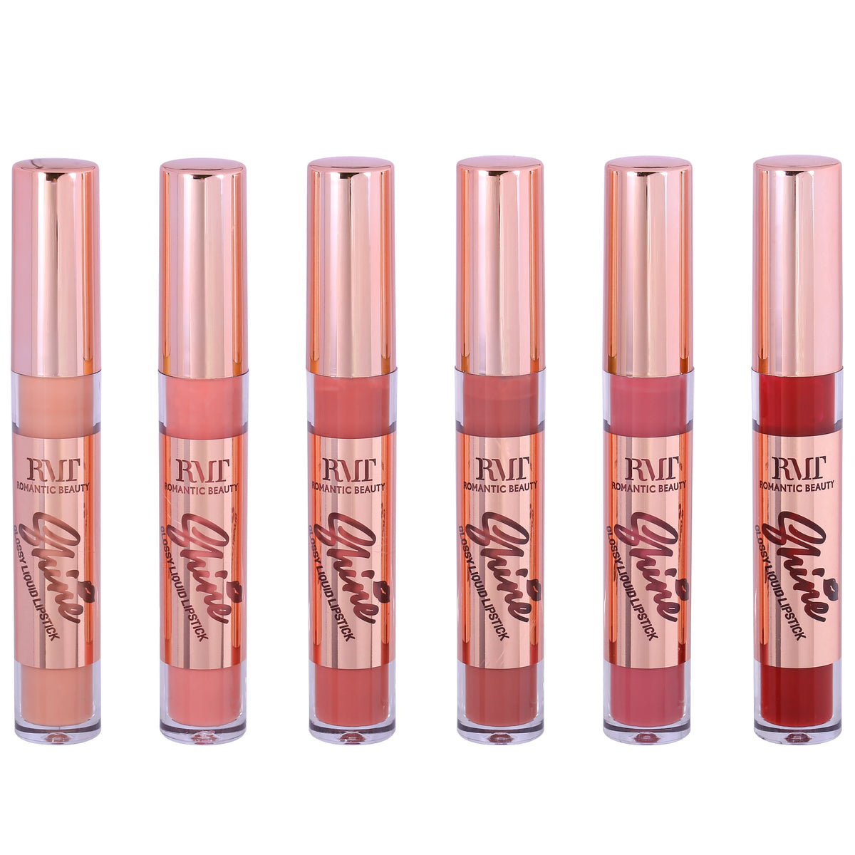 Glossy Liquid Lipstick Nude Tone Romantic Beauty | Wholesale Makeup