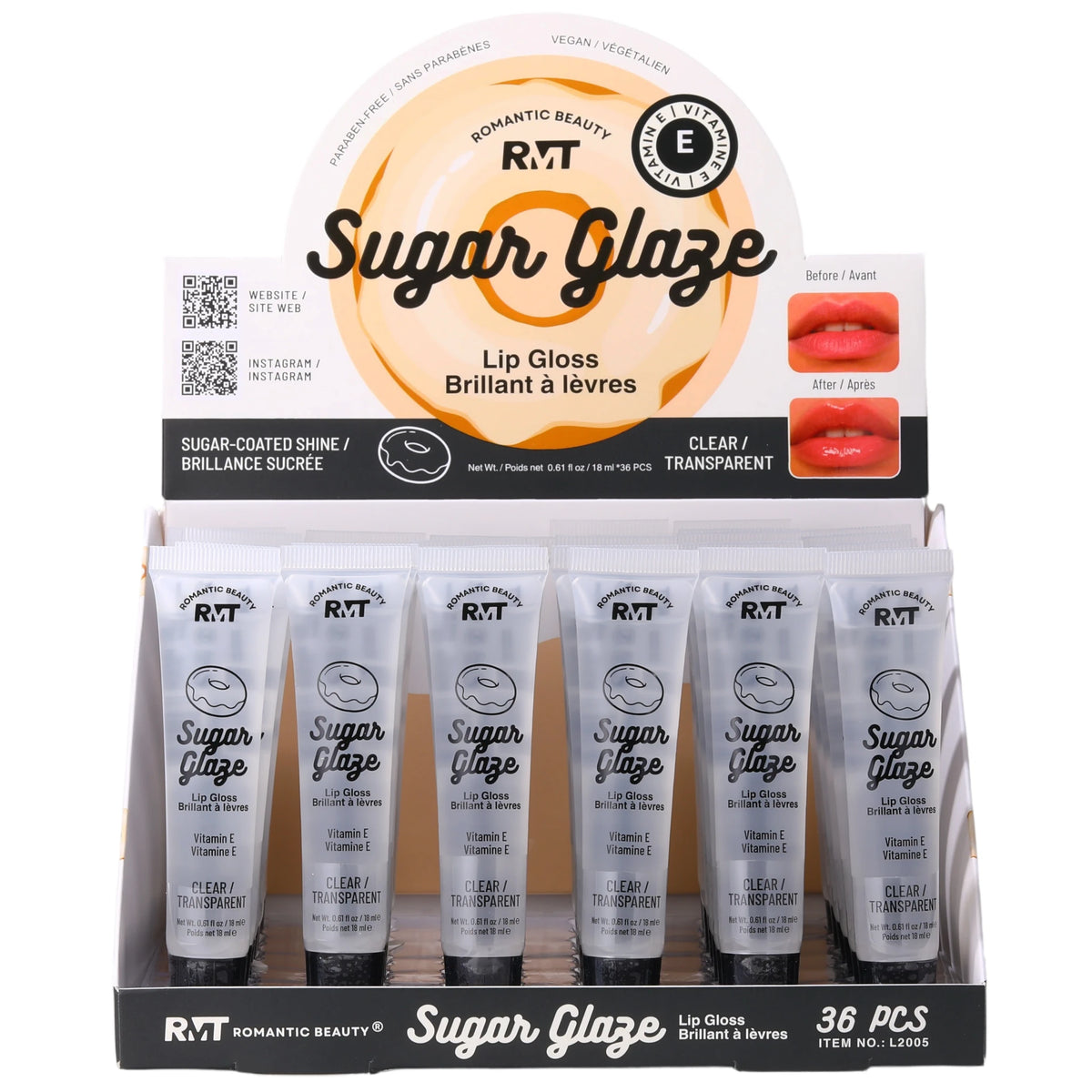 Sugar Glaze Lip Gloss - Romantic Beauty | Wholesale Makeup