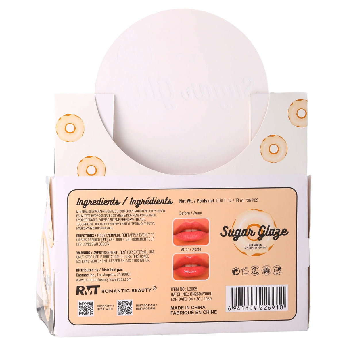 Sugar Glaze Lip Gloss - Romantic Beauty | Wholesale Makeup
