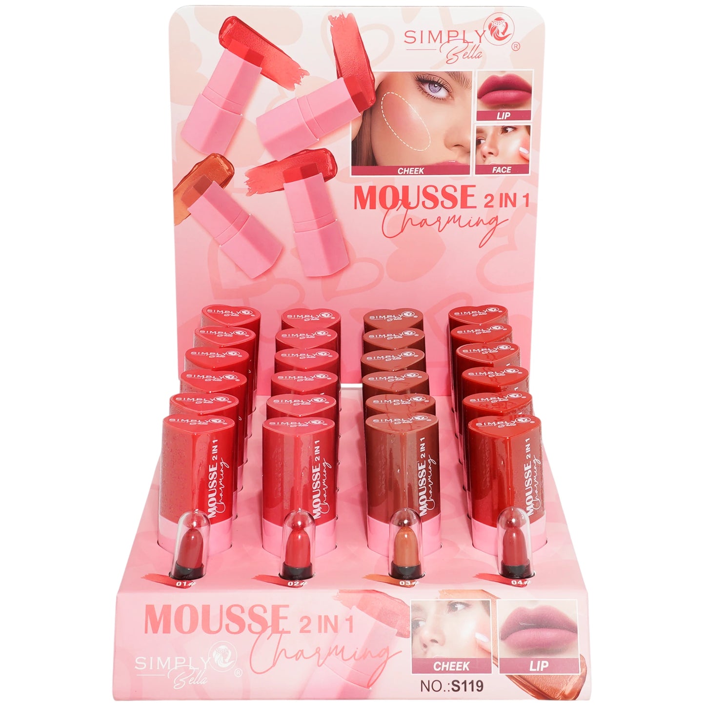 Mousse 2 In 1 Charming - Simply Bella | Wholesale Makeup