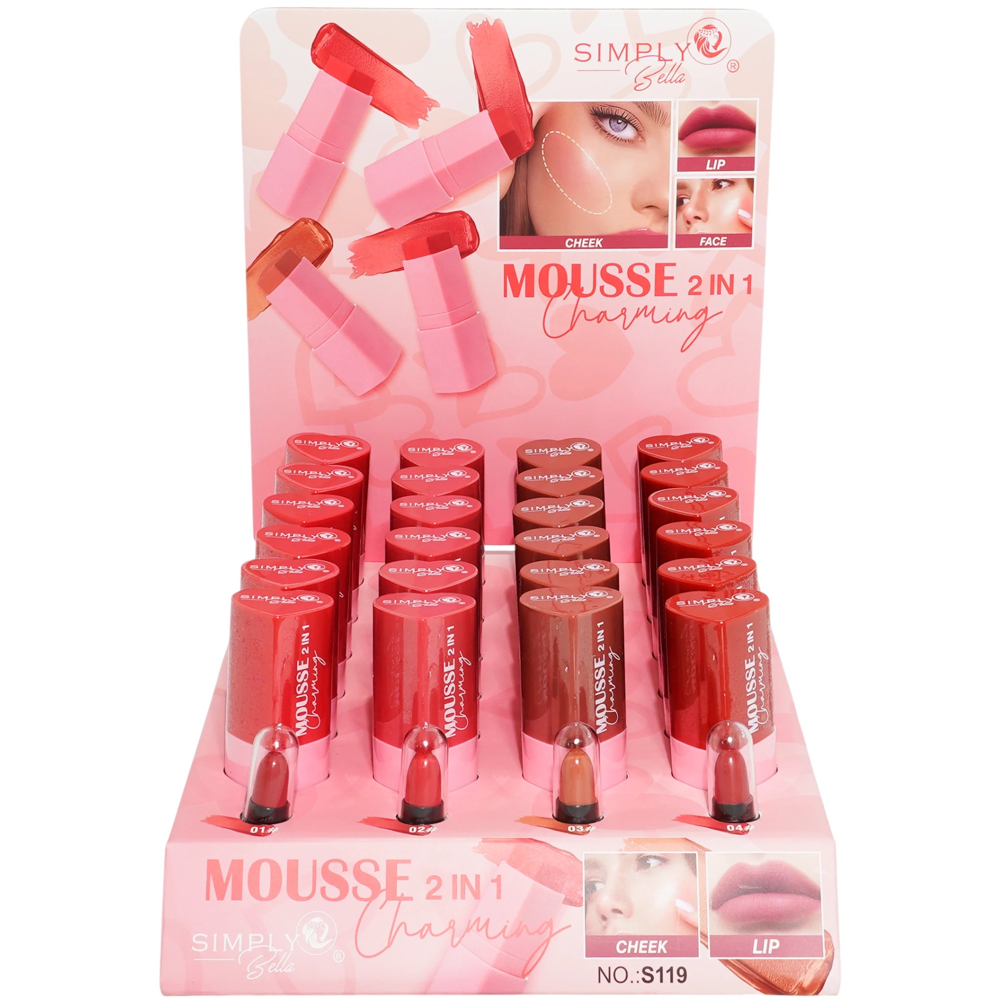 Mousse 2 In 1 Charming - Simply Bella | Wholesale Makeup