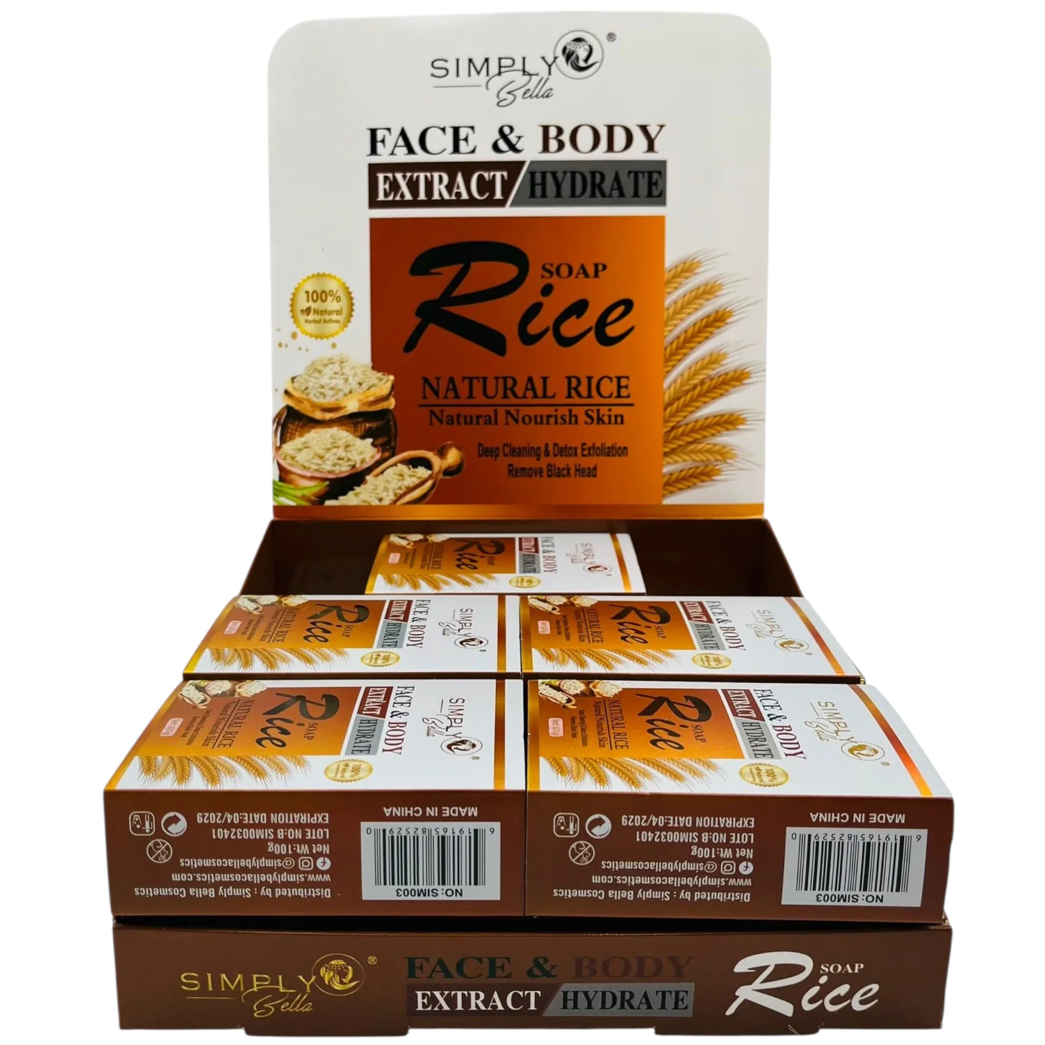 Natural Rice Soap - Simply Bella | Wholesale Makeup