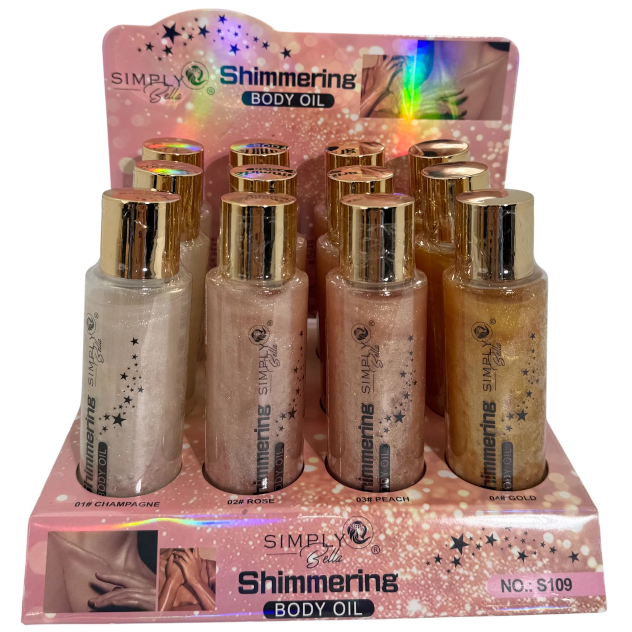 Shimmering Body Oil - Simply Bella | Wholesale Makeup