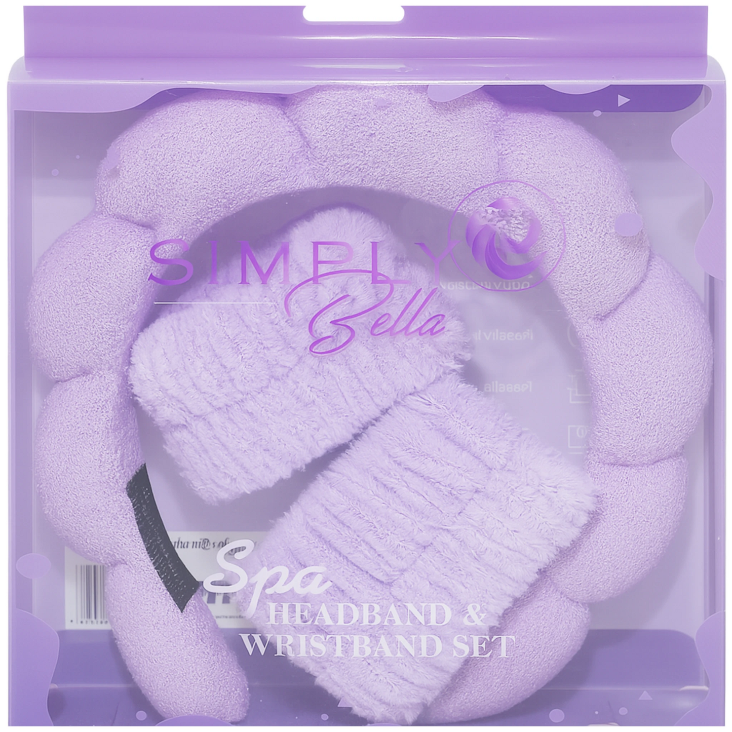 Spa Headband And Wristband Sets - Simply Bella | Wholesale Makeup