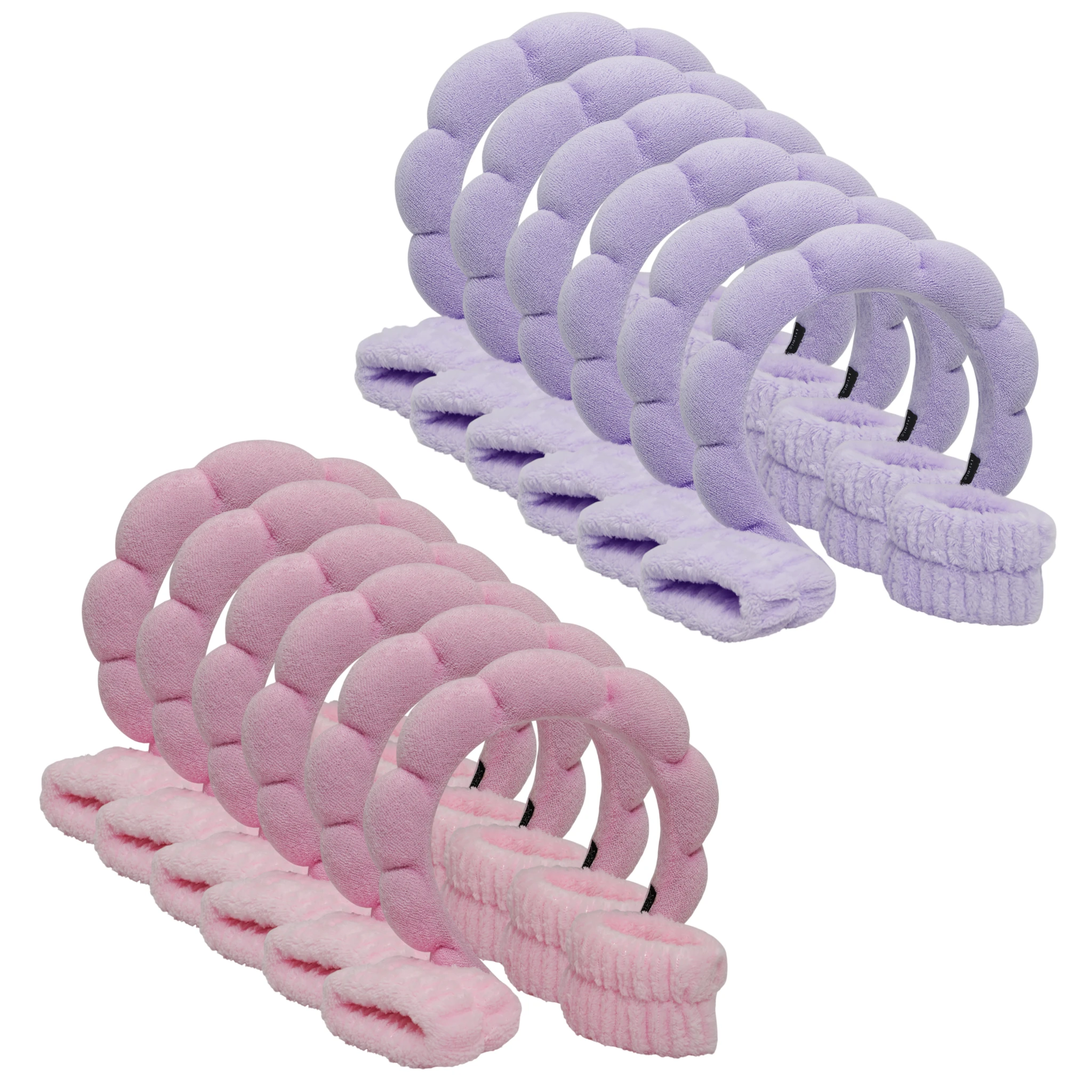 Spa Headband And Wristband Sets - Simply Bella | Wholesale Makeup