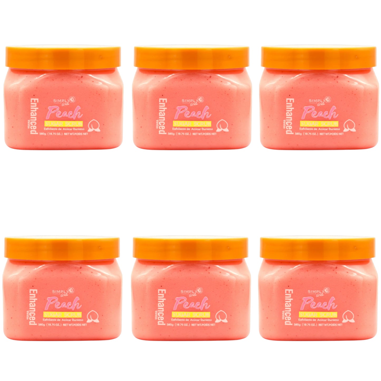 Sugar Scrub Peach - Simply Bella | Wholesale Makeup