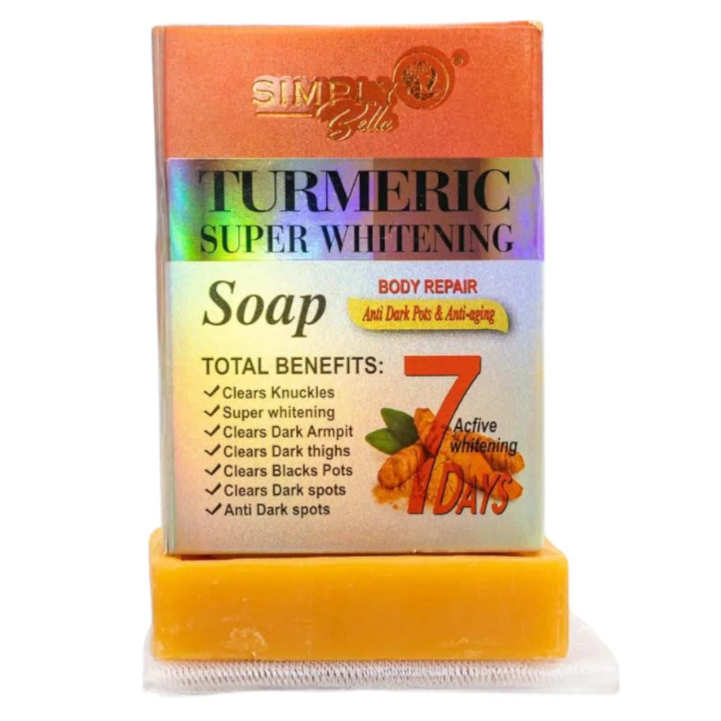 Turmeric Super Whitening Soap Simply Bella | Wholesale Makeup