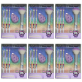 5-Pc Brush Set Purple - The Creme Shop | Wholesale Makeup