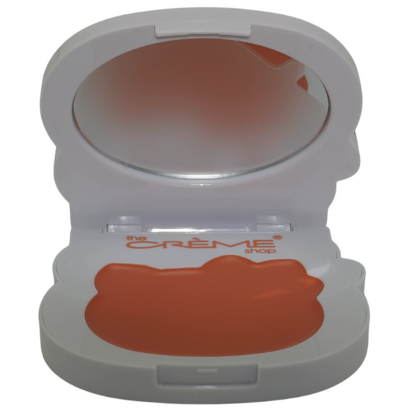 CreMe Blush Compact Peach Pouf The Creme Shop | Wholesale Makeup