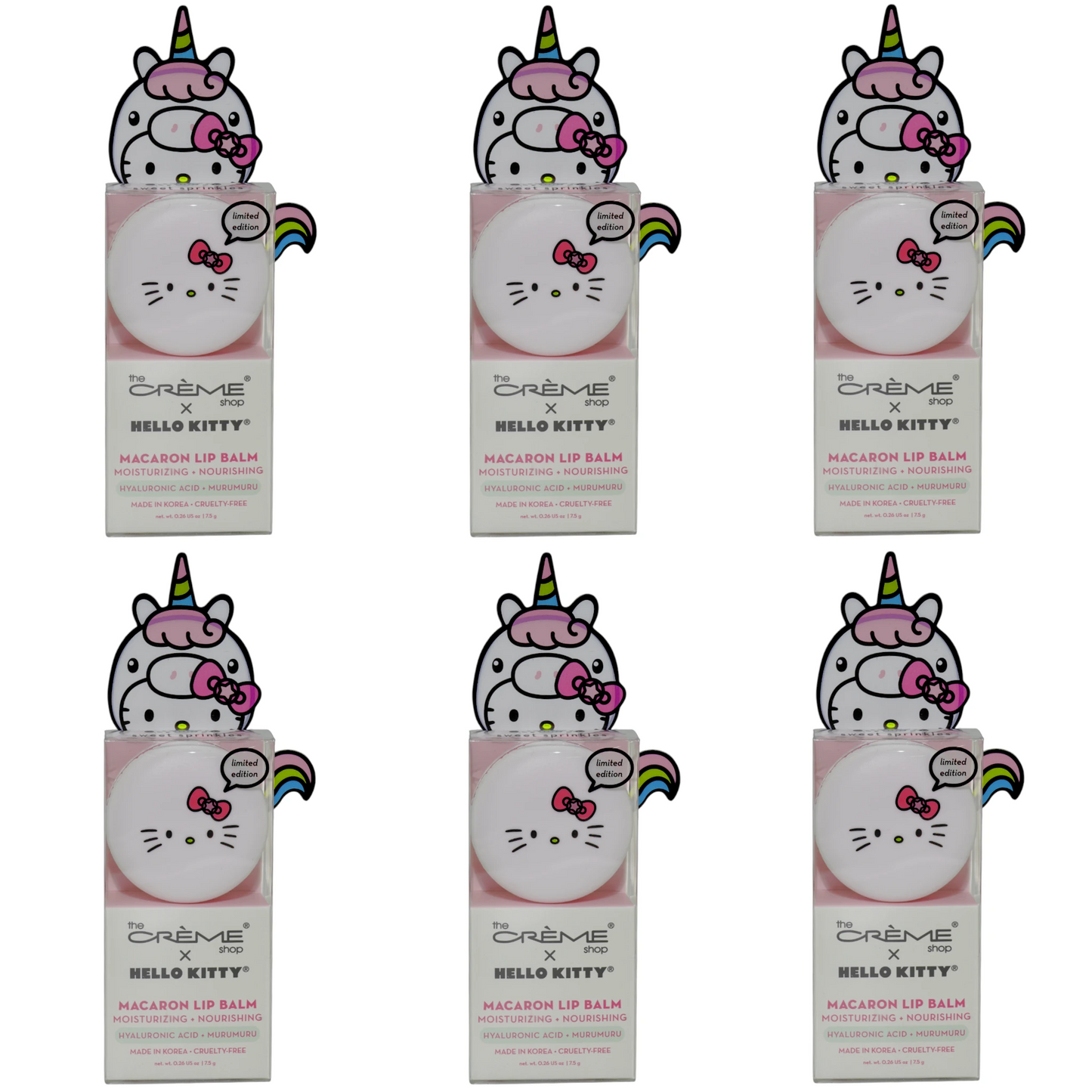 Macaron Lip Balm Sweet Sprinkles The Creme Shop | Wholesale Makeup