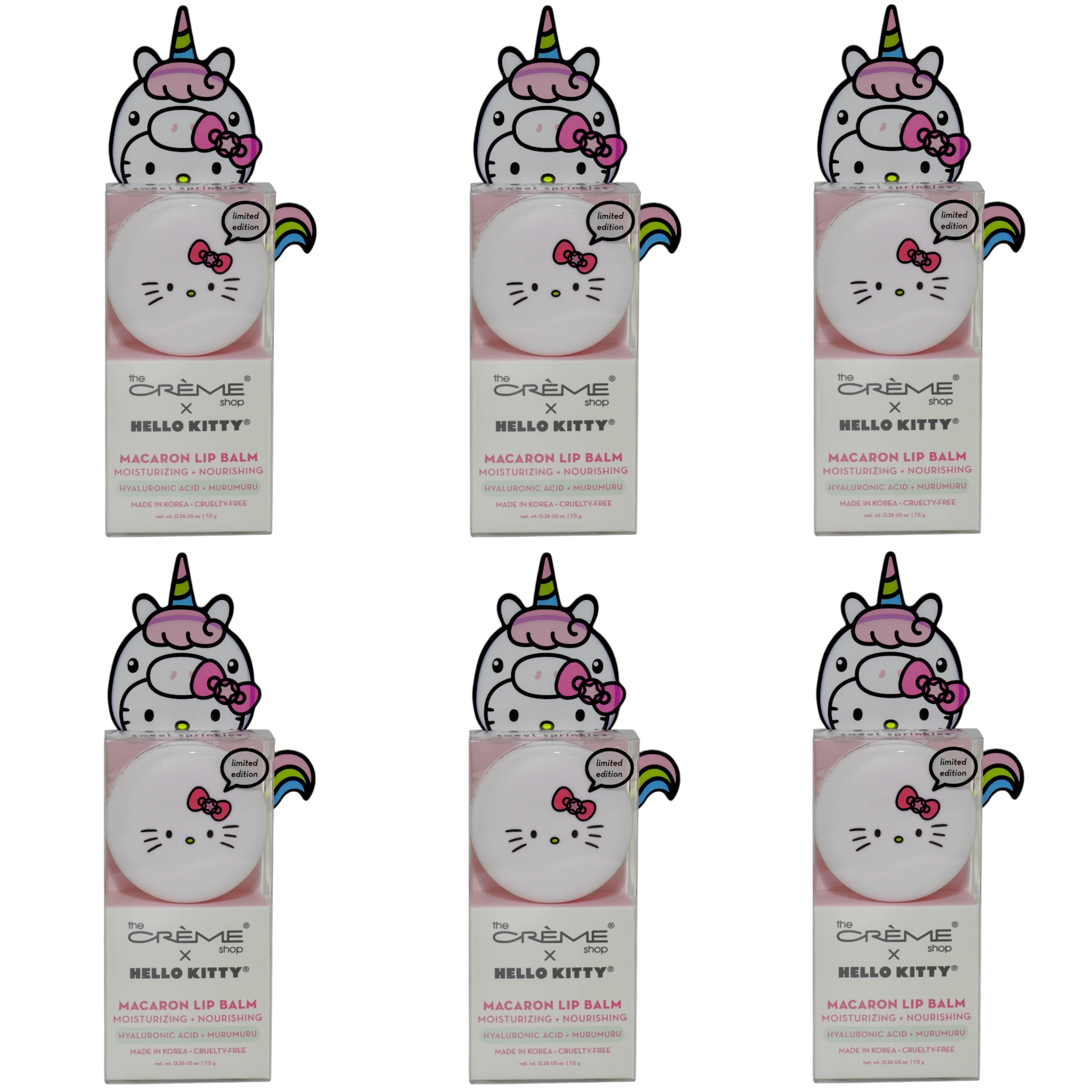 Macaron Lip Balm Sweet Sprinkles The Creme Shop | Wholesale Makeup