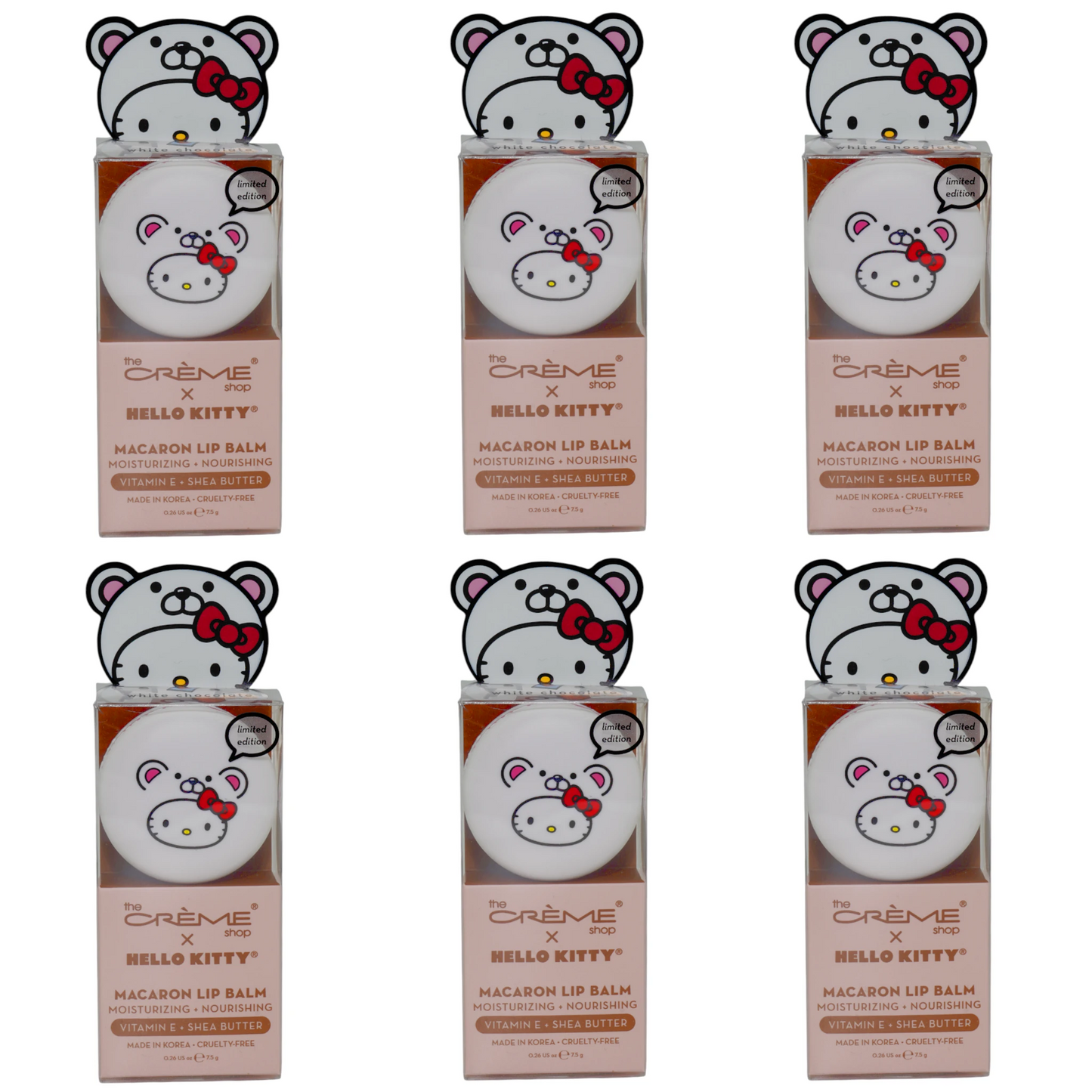 Macaron Lip Balm White Chocolate The Creme Shop | Wholesale Makeup