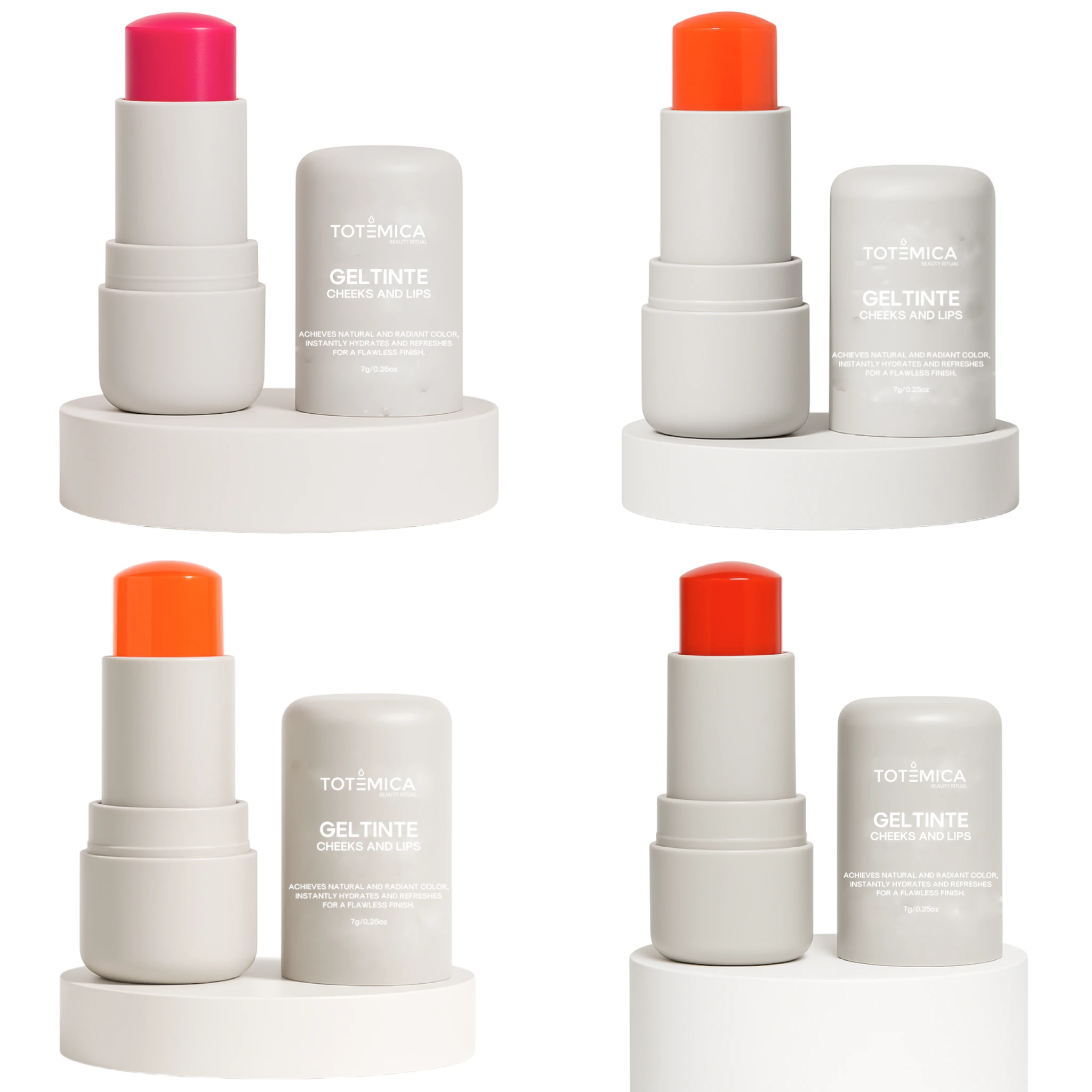 Gel Tinte Cheeks And Lips Assorted - Totemica | Wholesale Makeup