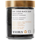 24k Gold Black Soap Luxury Impurity Cleanser Truly | Wholesale Makeup