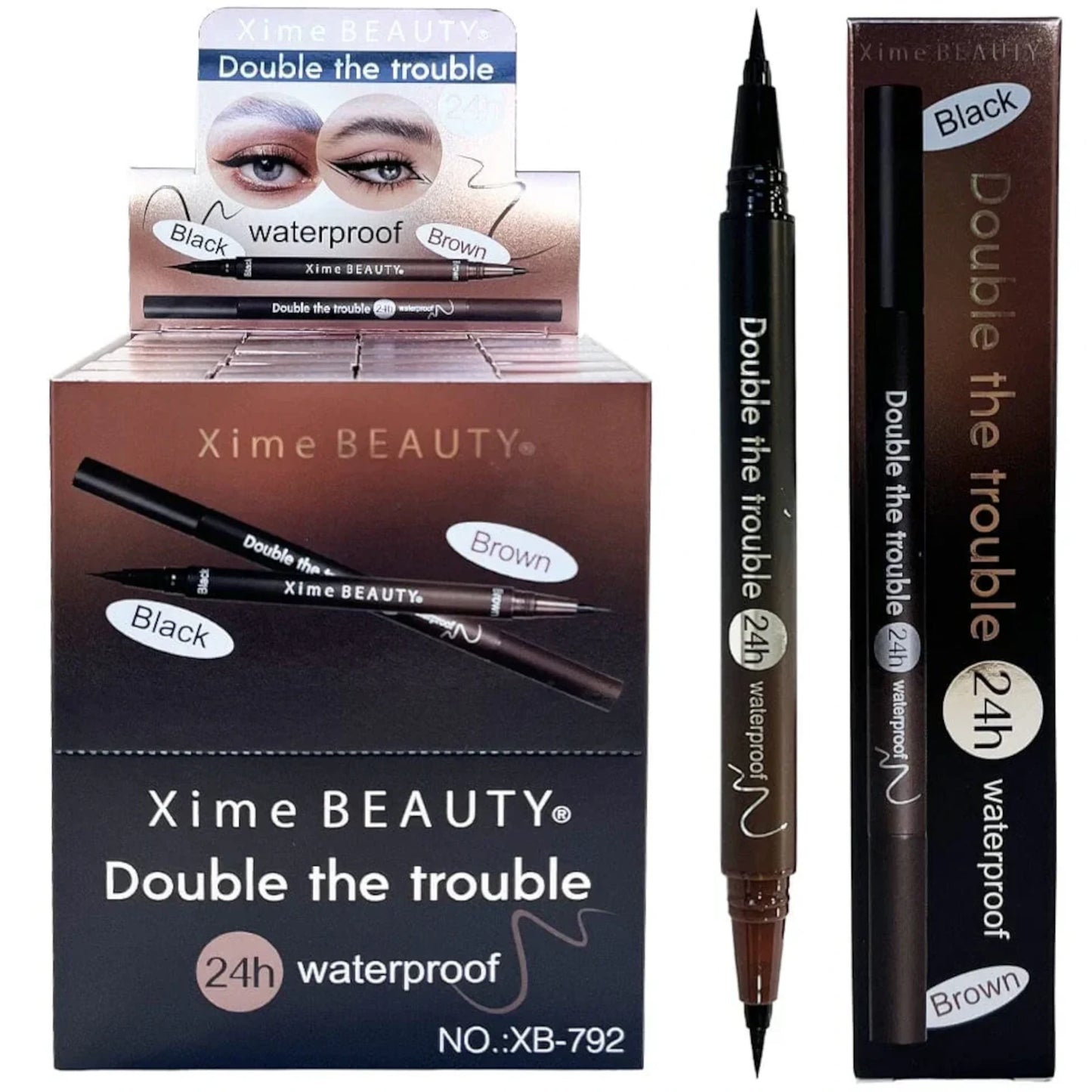 Double Yhe Trouble Eyeliner - Xime Beauty | Wholesale Makeup
