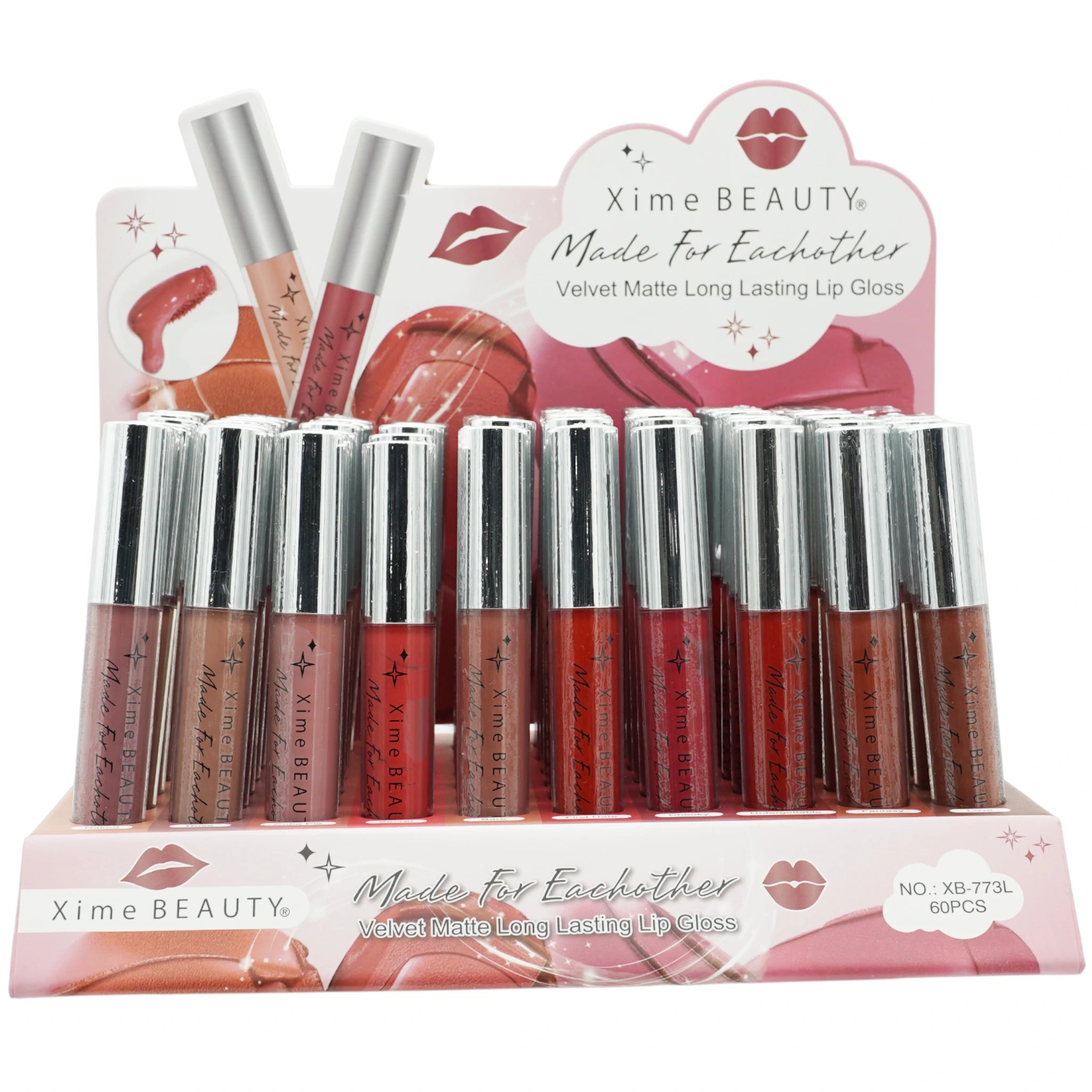Velvet Matte Long Lasting Lip Gloss Xime Beauty | Wholesale Makeup