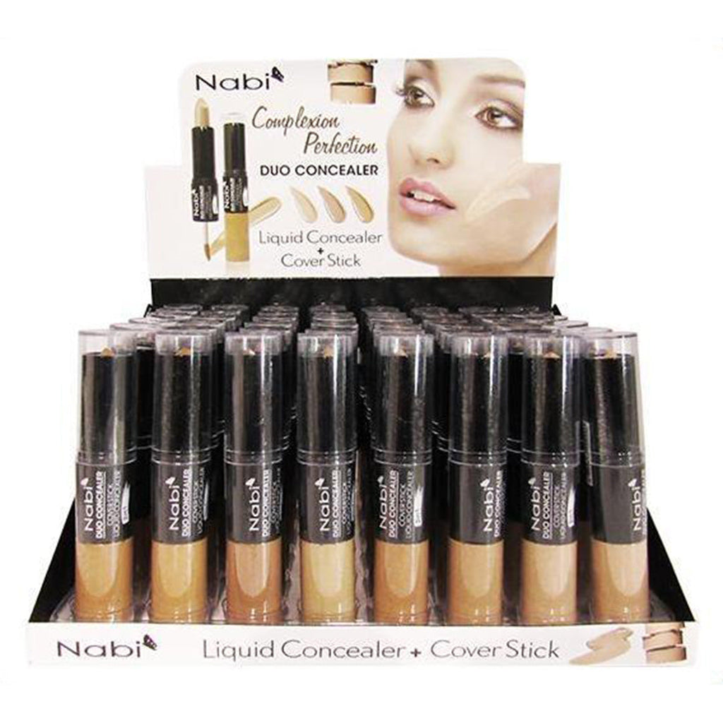 Sobriquette Squeak Grundlægger Duo Concealer Liquid Concealer + Cover Stick - Nabi | Wholesale Makeup