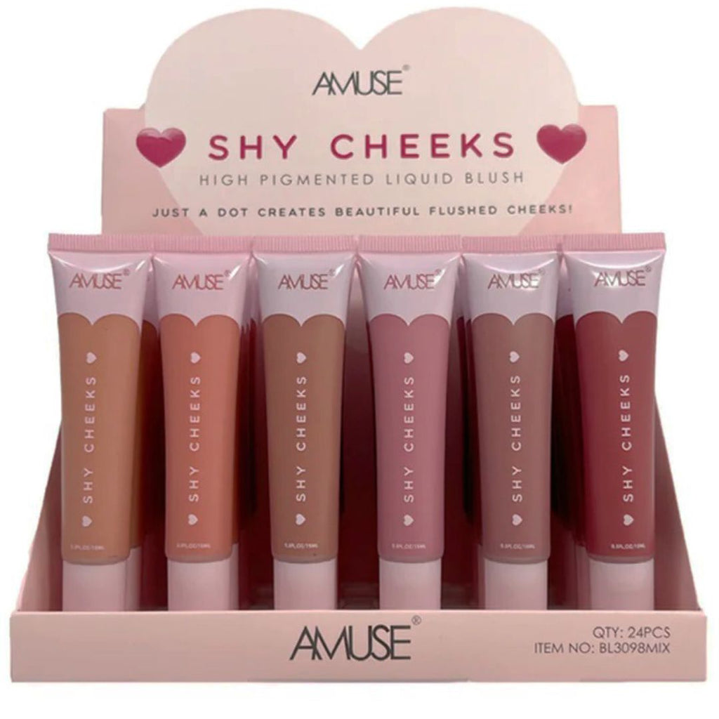 Cheeks Pull Display Shy Cheeks Liquid Blush -Amuse | Wholesale Makeup – wholesalemakeup.com