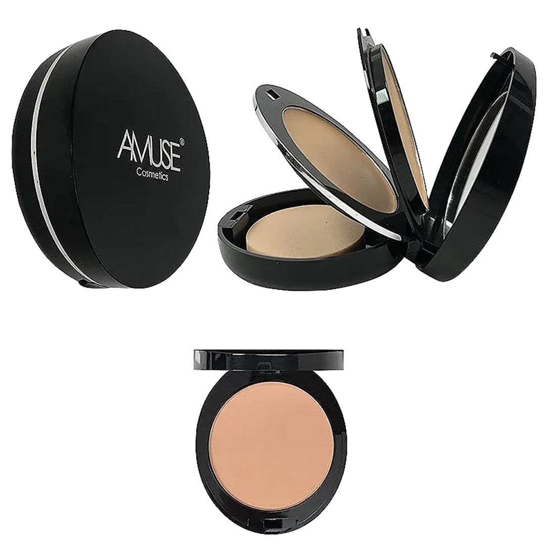 Cream & Powder Compact Vanilla - Amuse  | Wholesale Makeup