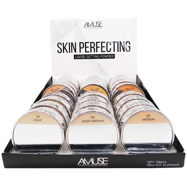 Skin Perfecting loose Setting Powder - Amuse | Wholesale Makeup