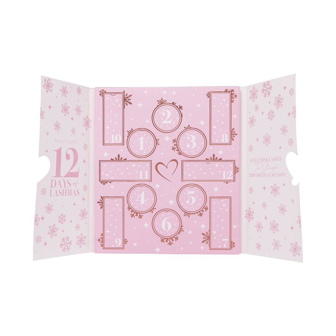 12 Days Of Lashmas 3D Silk Lashes Beauty Creations | Wholesale Makeup