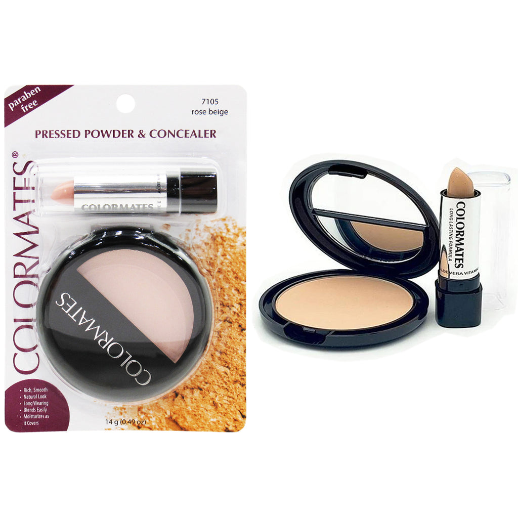 Pressed Powder & Concealer Rose Beige - Colormates | Wholesale Makeup