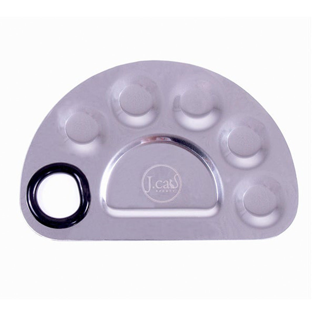 Pro Makeup Mixing Metal Palette Small Oval | Wholesale Makeup