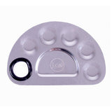 Pro Makeup Mixing Metal Palette Small Oval | Wholesale Makeup