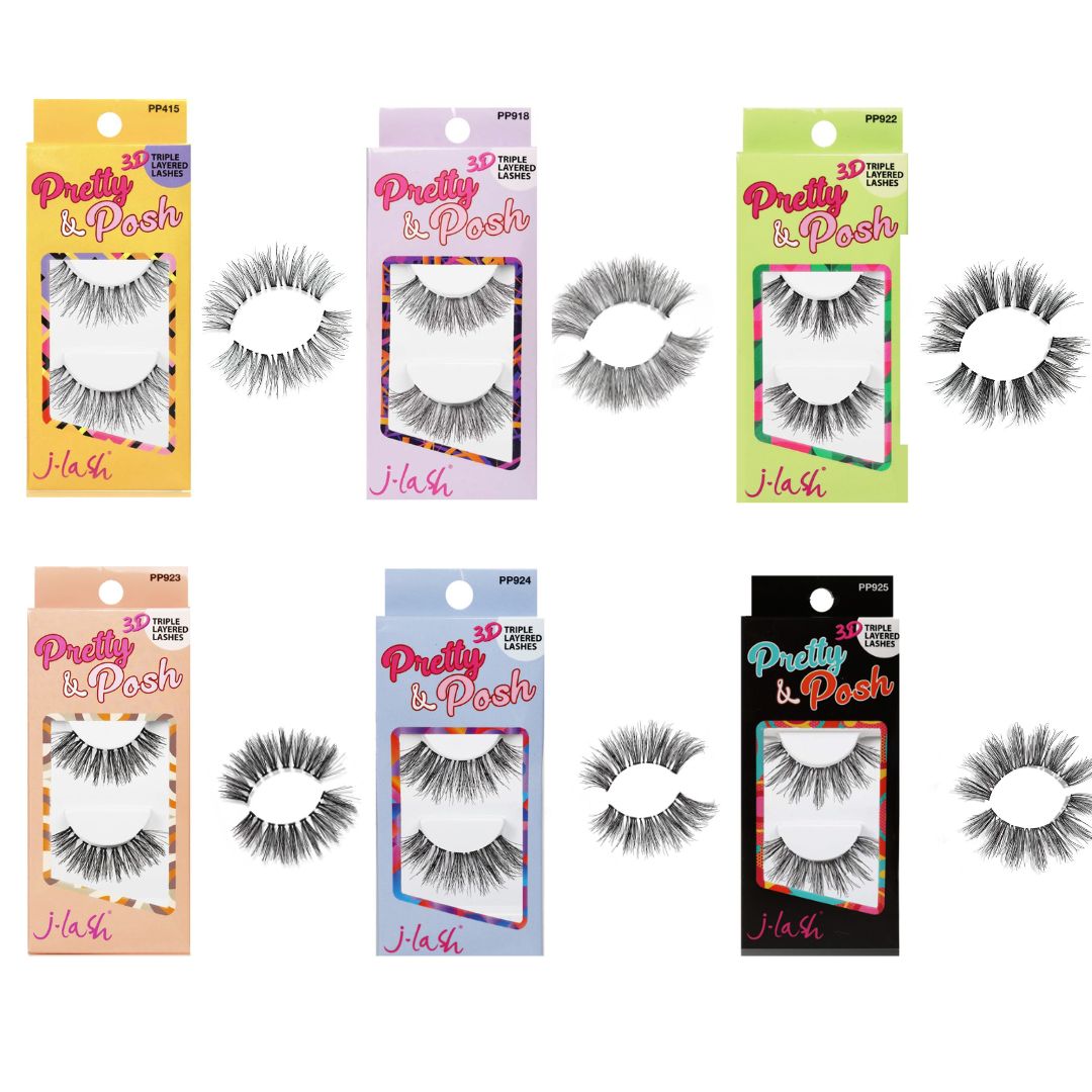 Pretty & Posh Lashes - J.Lash | Wholesale Makeup