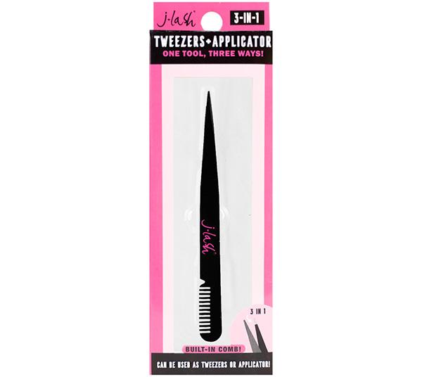 Eyelash Applicator Tweezer Black - J.Lash | Wholesale Makeup